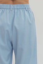Sky Blue Pants-4- Bottoms-ENTRO-Usher & Co - Women's Boutique Located in Atoka, OK and Durant, OK