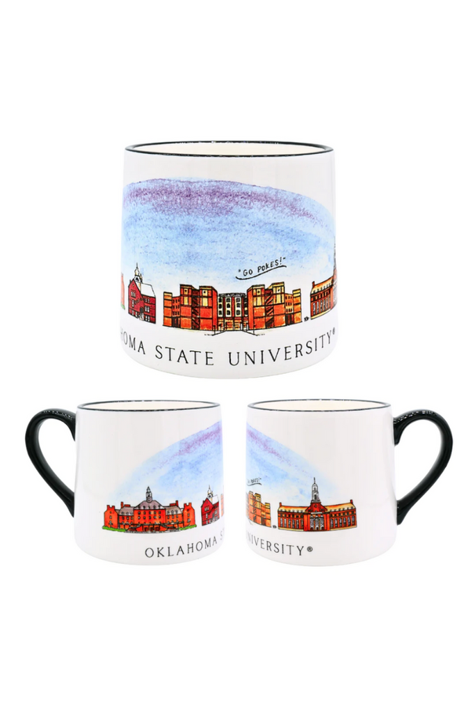 OSU Skyline Mug-Gifts-Valliant Gifts-Usher & Co - Women's Boutique Located in Atoka, OK and Durant, OK
