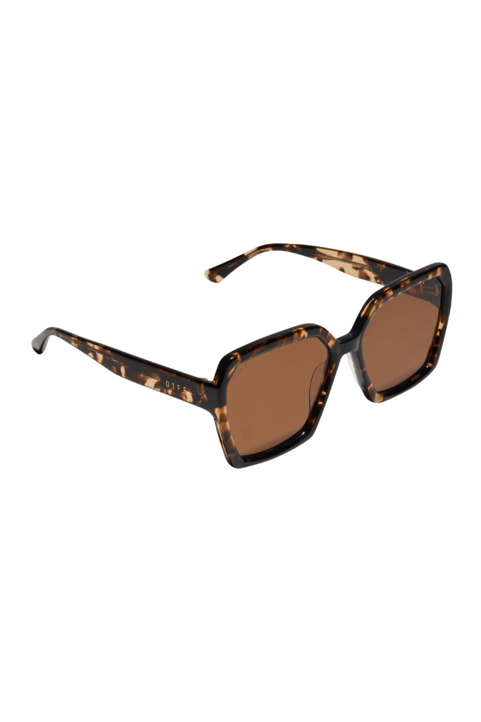 DIFF: Sloane-Espresso Tortoise+Brown-Sunglasses-DIFF-Usher & Co - Women's Boutique Located in Atoka, OK and Durant, OK