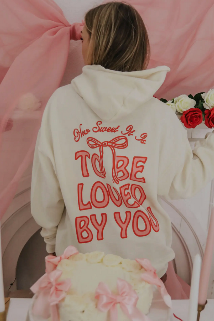 So This Is Love Hoodie-Graphic Sweatshirts-Friday+Saturday-Usher & Co - Women's Boutique Located in Atoka, OK and Durant, OK