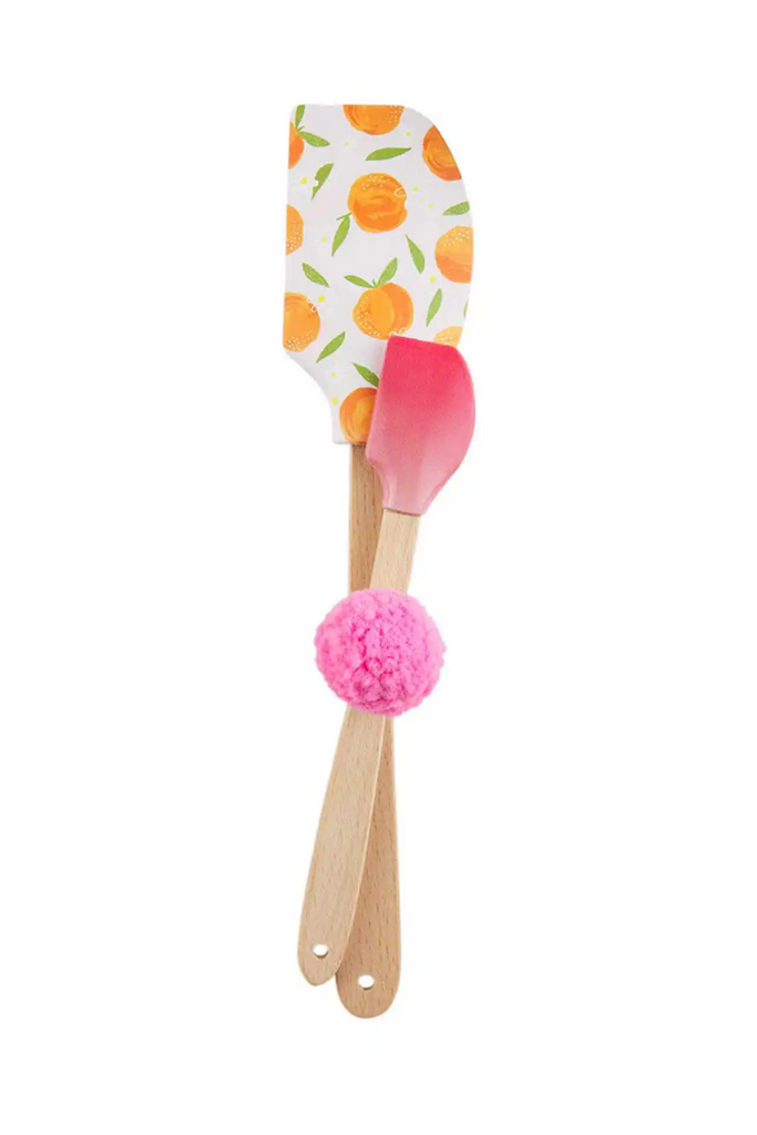Floral Spatula Set Pink-Kitchen-Mudpie-Usher & Co - Women's Boutique Located in Atoka, OK and Durant, OK