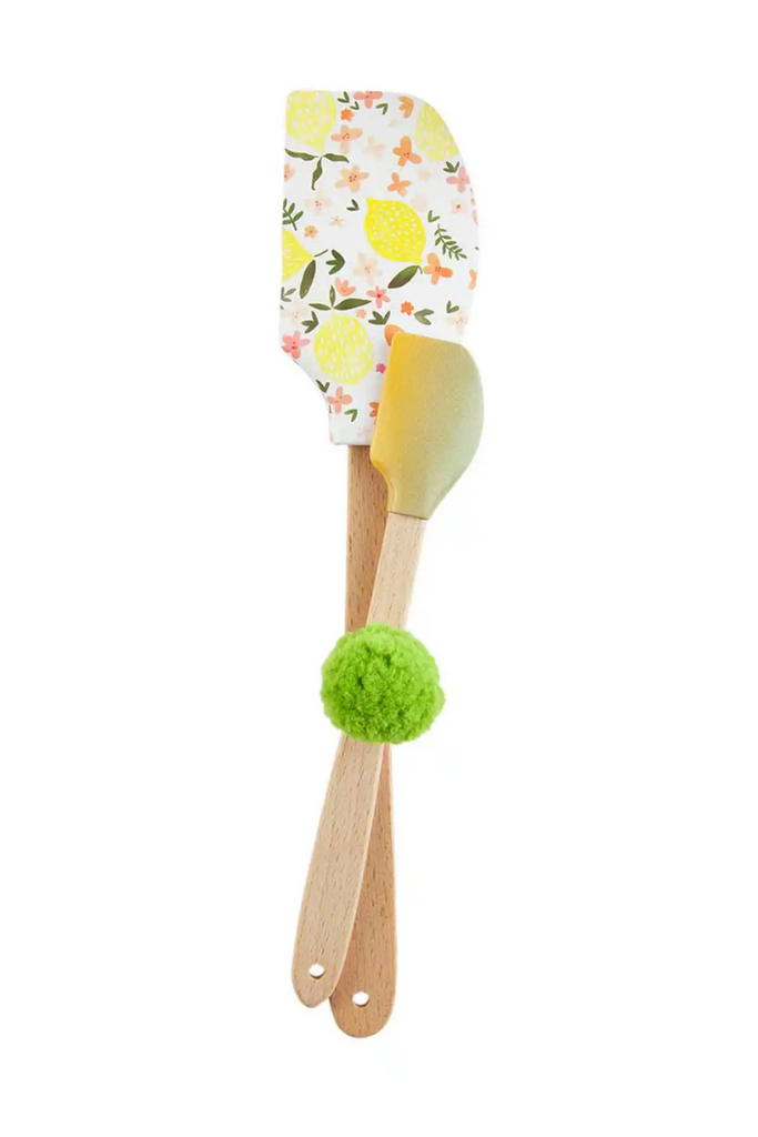 Floral Spatula Set Green-Kitchen-Mudpie-Usher & Co - Women's Boutique Located in Atoka, OK and Durant, OK