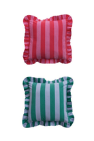 Square Ruffle Pillow-11- Gift/Home-Hazel Mazel-Usher & Co - Women's Boutique Located in Atoka, OK and Durant, OK