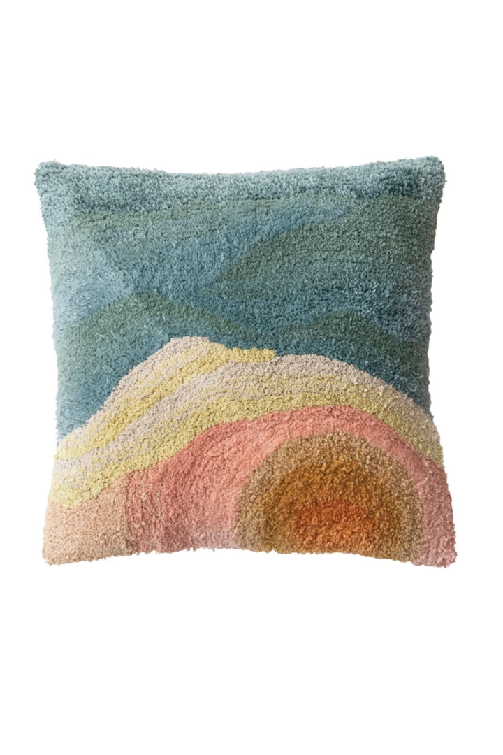 Sunset Pillow-11- Gift/Home-CREATIVE CO-OP-Usher & Co - Women's Boutique Located in Atoka, OK and Durant, OK