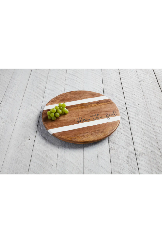 Bless Food Lazy Susan-Kitchen-Mudpie-Usher & Co - Women's Boutique Located in Atoka, OK and Durant, OK