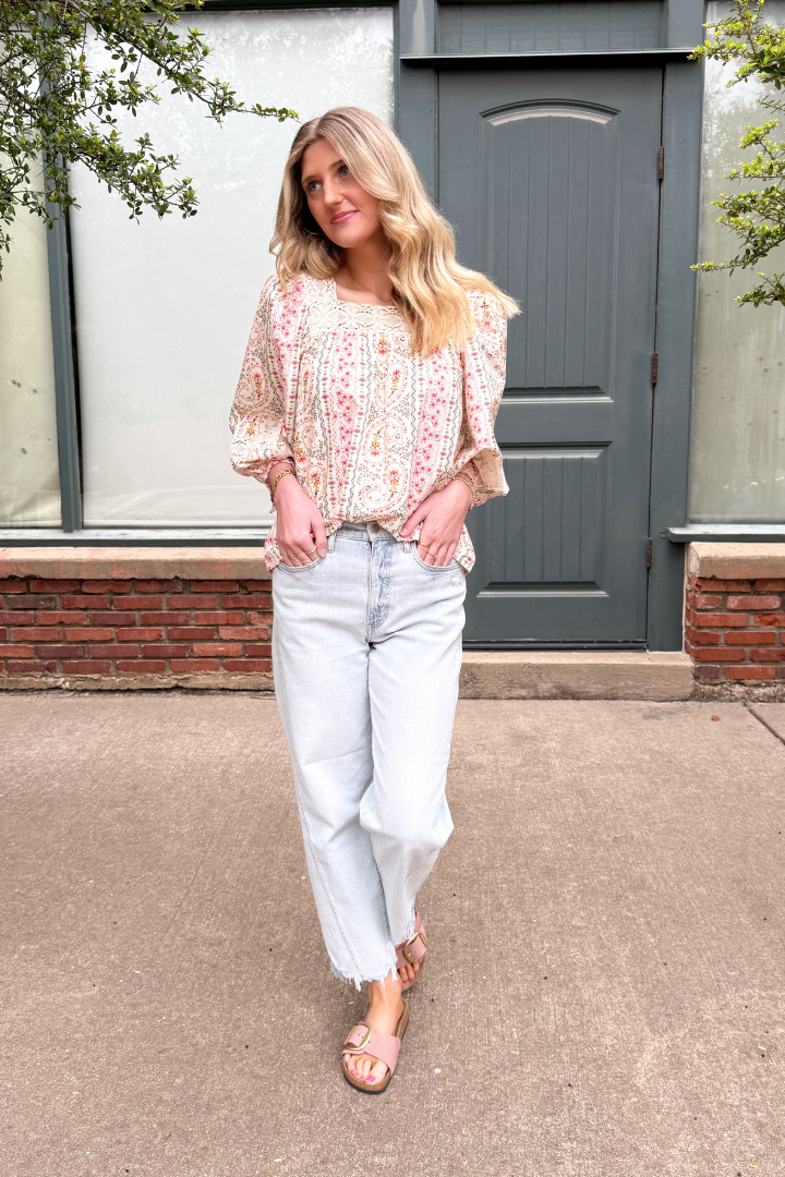 Sweet Escape Top-1- Tops-ENTRO-Usher & Co - Women's Boutique Located in Atoka, OK and Durant, OK
