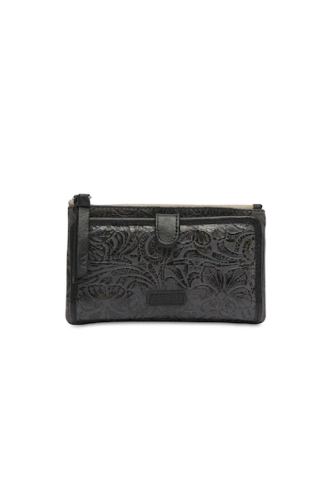 Consuela: Slim Wallet-Steely-Bags & Wallets-Consuela-Usher & Co - Women's Boutique Located in Atoka, OK and Durant, OK