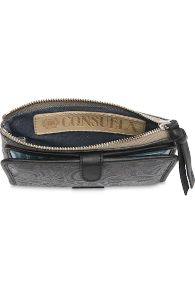 Consuela: Slim Wallet-Steely-Bags & Wallets-Consuela-Usher & Co - Women's Boutique Located in Atoka, OK and Durant, OK