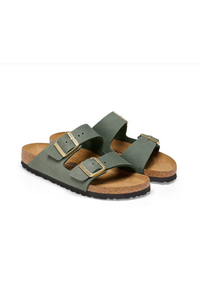 Birkenstock: Arizona Leather-Thyme-SHOES-BIRKENSTOCK-Usher & Co - Women's Boutique Located in Atoka, OK and Durant, OK