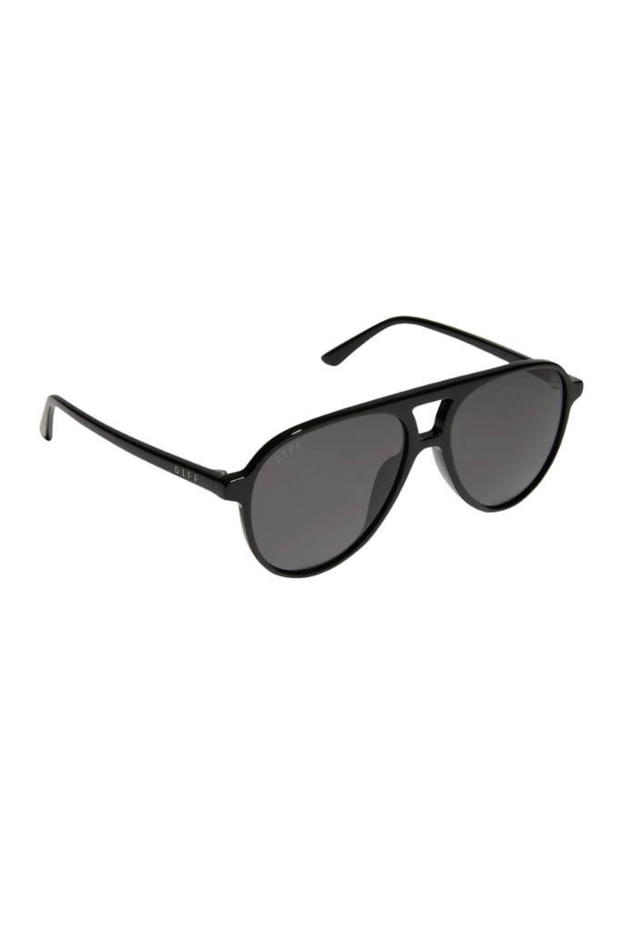 DIFF: Tosca II-Black+Grey-Sunglasses-DIFF-Usher & Co - Women's Boutique Located in Atoka, OK and Durant, OK