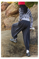Free People Movement: Momentum Balloon Pants - Black-4- Bottoms-Free People Movement-Usher & Co - Women's Boutique Located in Atoka, OK and Durant, OK