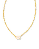 Kendra Scott: Cailin Crystal Pendant Necklace-Gold Champagne Opal-7- Jewelry-KENDRA SCOTT-Usher & Co - Women's Boutique Located in Atoka, OK and Durant, OK