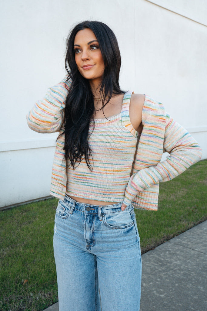 Z Supply: Ingrid Marled Sweater Tank-Tank Tops-Z SUPPLY-Usher & Co - Women's Boutique Located in Atoka, OK and Durant, OK