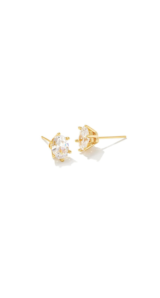 Kendra Scott: Cailin Crystal Stud-Earrings-Kendra Scott-Usher & Co - Women's Boutique Located in Atoka, OK and Durant, OK