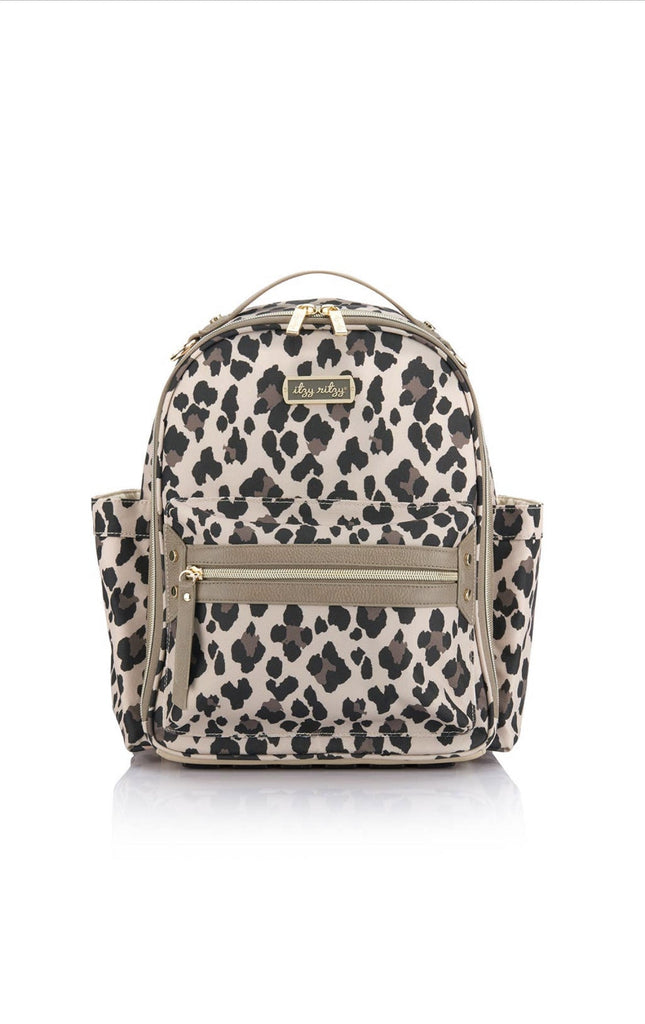 Mini Diaper Bag Backpack Leopard-Bags & Wallets-Itzy Ritzy-Usher & Co - Women's Boutique Located in Atoka, OK and Durant, OK