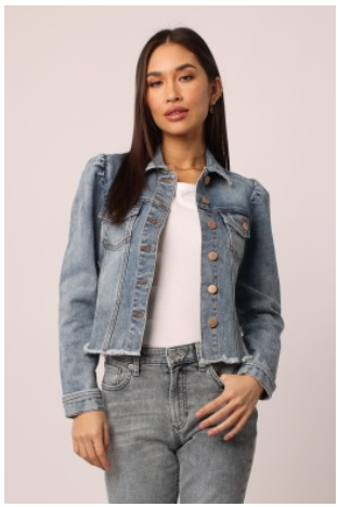 Dear John: Roselyn Jean Jacket-Jackets-Dear John-Usher & Co - Women's Boutique Located in Atoka, OK and Durant, OK