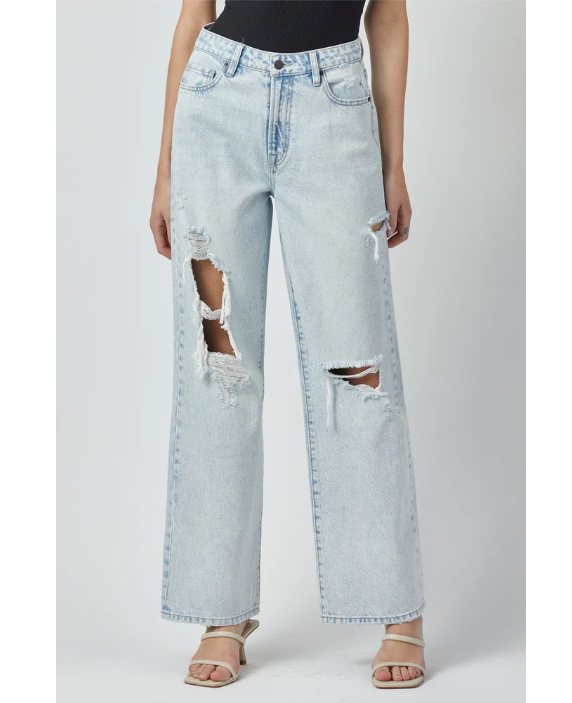 Hidden: Wide Leg Dad Jean-Jeans-Hidden-Usher & Co - Women's Boutique Located in Atoka, OK and Durant, OK