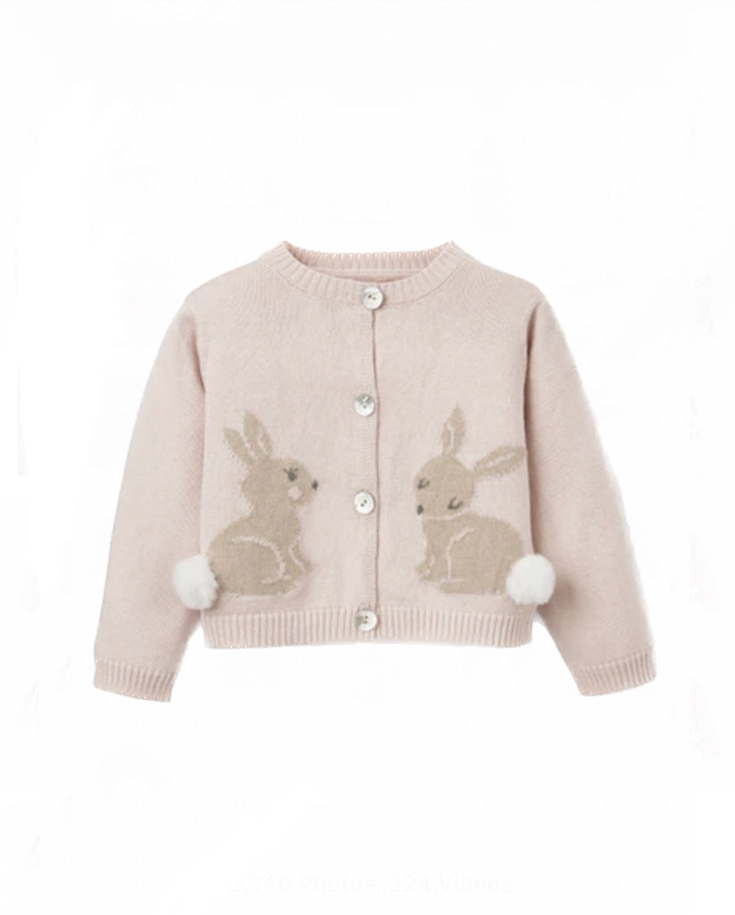 Bunny Cardigan-Baby-Elegant Baby-Usher & Co - Women's Boutique Located in Atoka, OK and Durant, OK