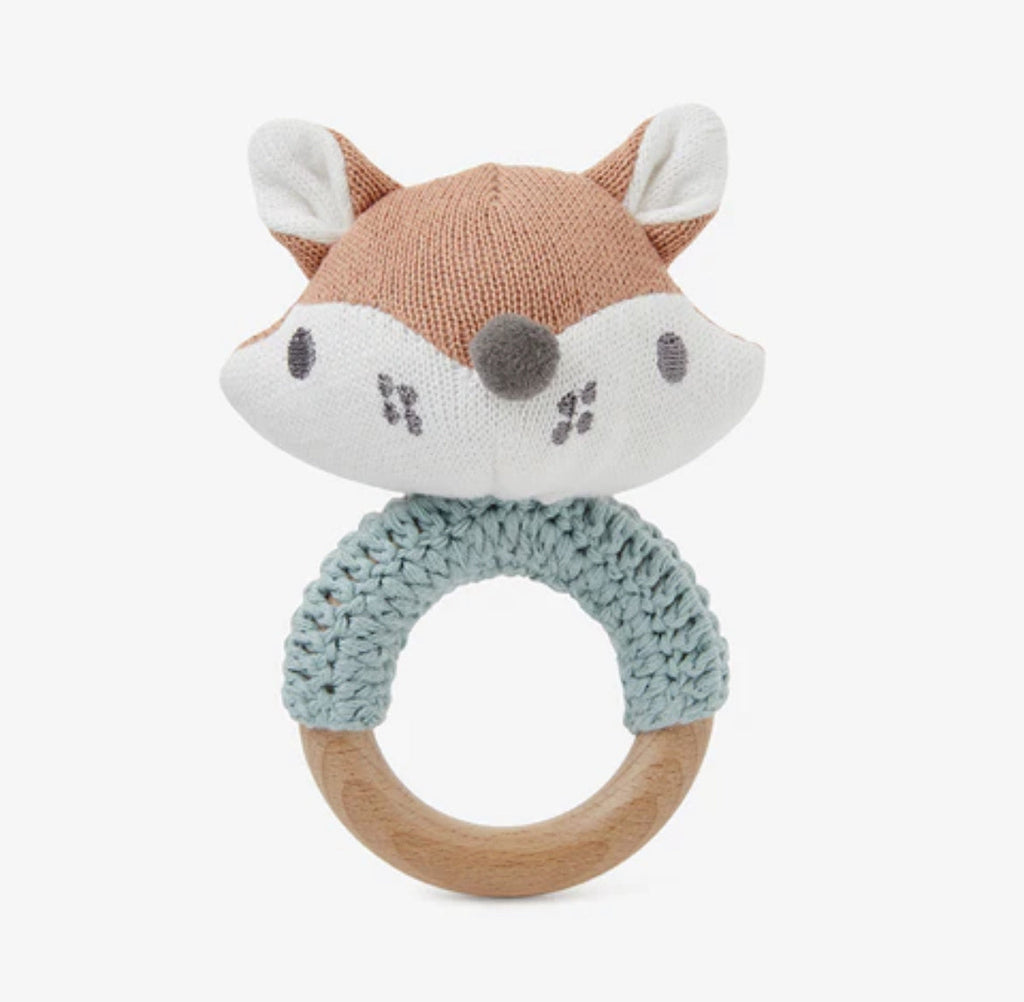 Fox Ring Rattle-Baby-Elegant Baby-Usher & Co - Women's Boutique Located in Atoka, OK and Durant, OK