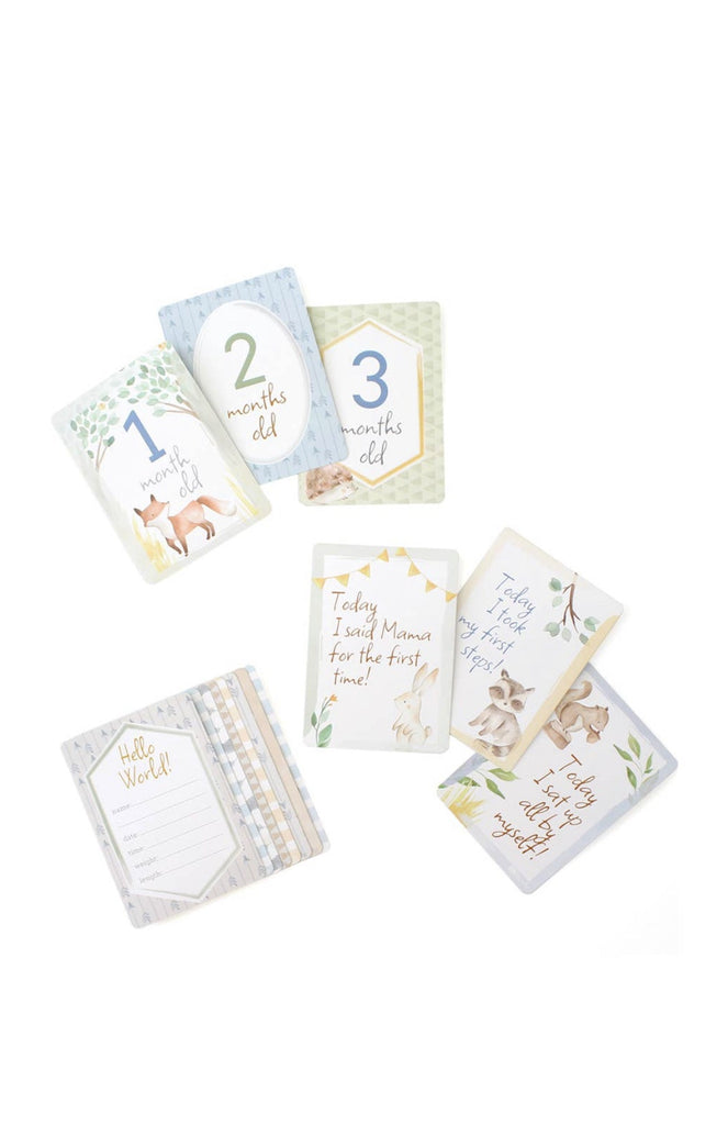 Woodland Milestone Cards-Baby-Itzy Ritzy-Usher & Co - Women's Boutique Located in Atoka, OK and Durant, OK