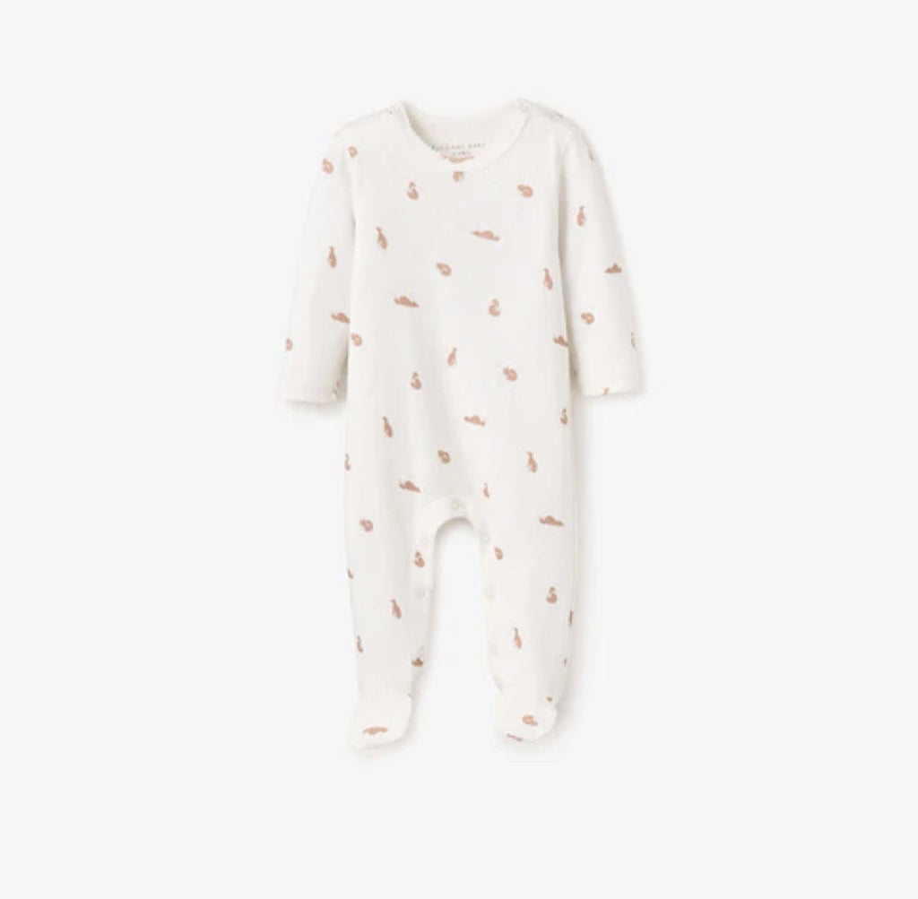 Fox Organic Cotton Jumpsuit 3-6 mo-Baby-Elegant Baby-Usher & Co - Women's Boutique Located in Atoka, OK and Durant, OK