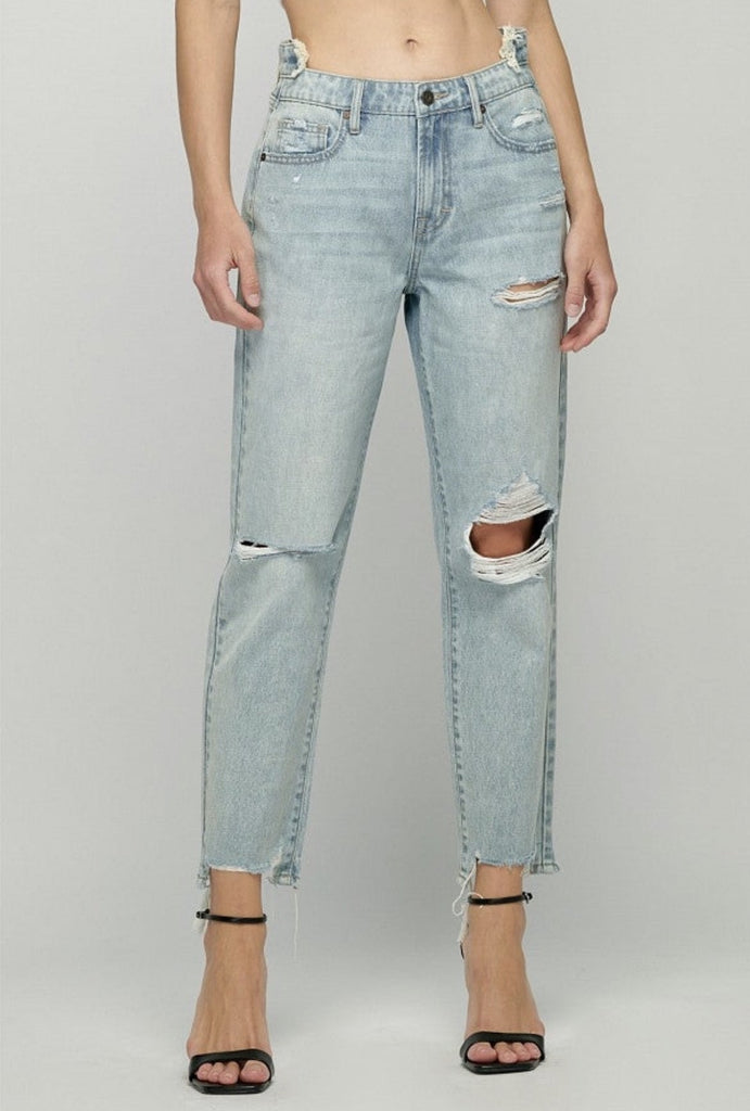 Hidden: Tracey Straight Crop-Jeans-Hidden-Usher & Co - Women's Boutique Located in Atoka, OK and Durant, OK