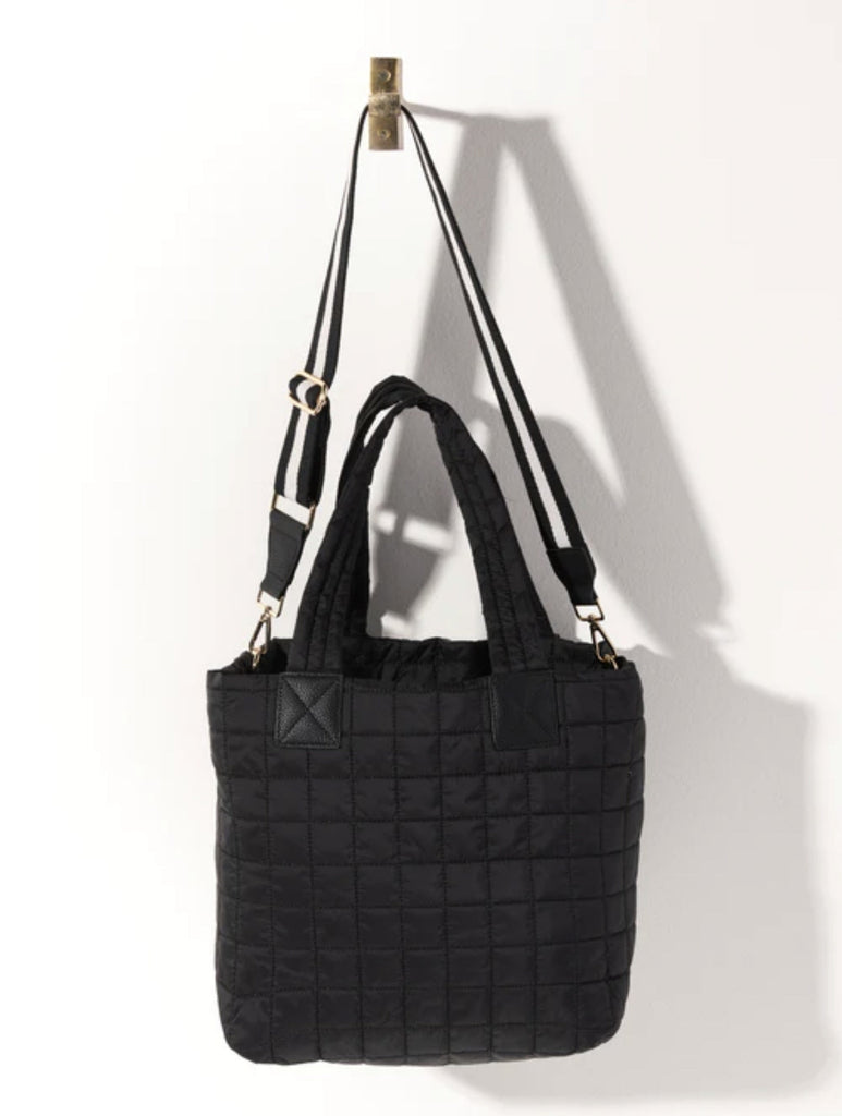 Ezra Tote Black-Bags & Wallets-Shiraleah-Usher & Co - Women's Boutique Located in Atoka, OK and Durant, OK