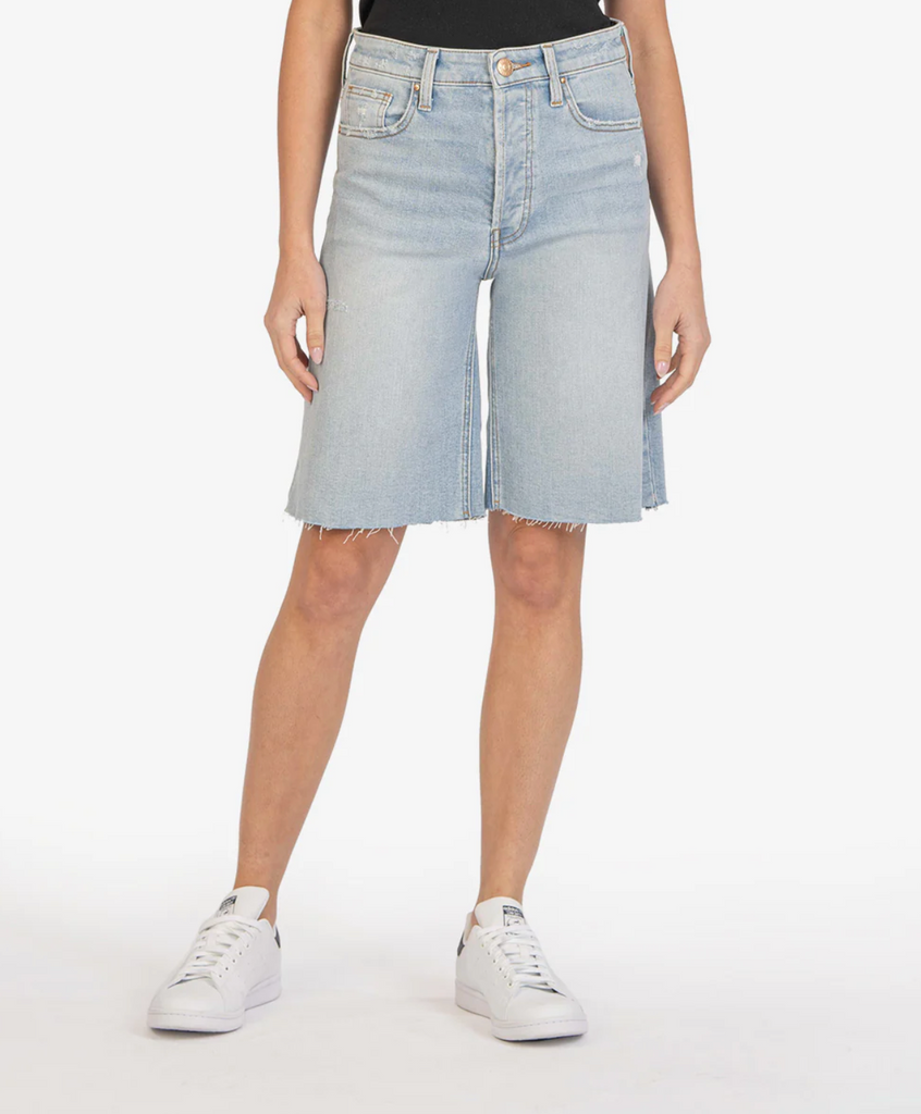 Kut From The Kloth: Hailey Bermuda Shorts-Shorts-Kut from the Kloth-Usher & Co - Women's Boutique Located in Atoka, OK and Durant, OK