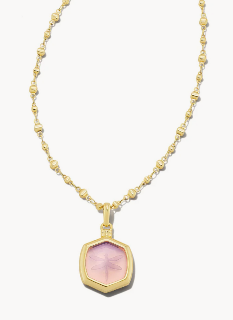 Kendra Scott: Davie Intaglio Necklace-Necklaces-Kendra Scott-Usher & Co - Women's Boutique Located in Atoka, OK and Durant, OK