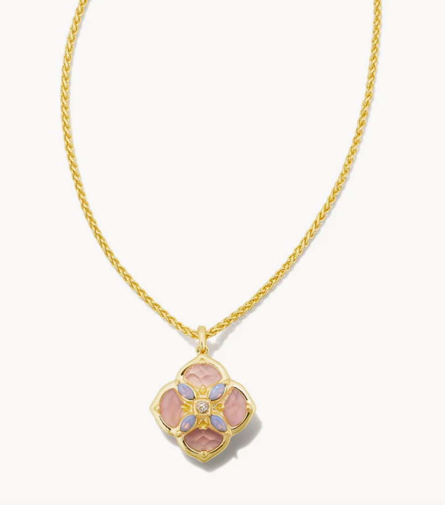 Kendra Scott: Dira Stone Necklace Gold-Necklaces-Kendra Scott-Usher & Co - Women's Boutique Located in Atoka, OK and Durant, OK