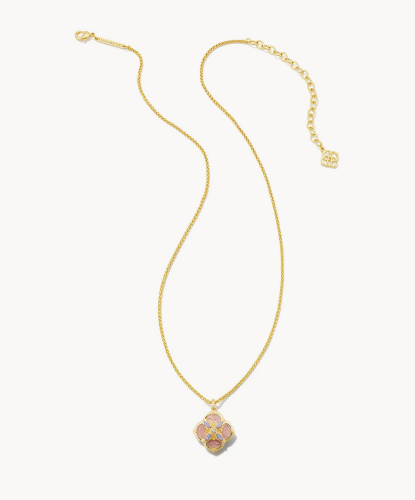 Kendra Scott: Dira Stone Necklace Gold-Necklaces-Kendra Scott-Usher & Co - Women's Boutique Located in Atoka, OK and Durant, OK