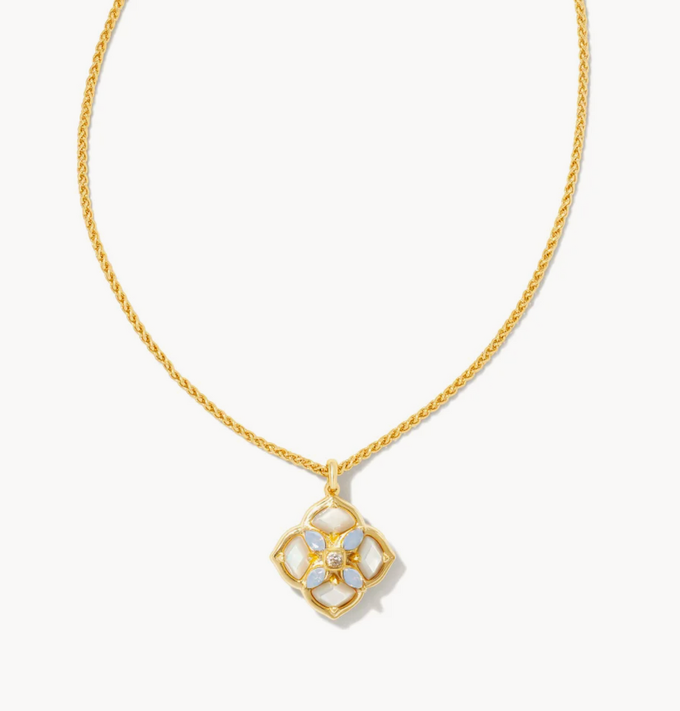 Kendra Scott: Dira Stone Necklace Gold-Necklaces-Kendra Scott-Usher & Co - Women's Boutique Located in Atoka, OK and Durant, OK