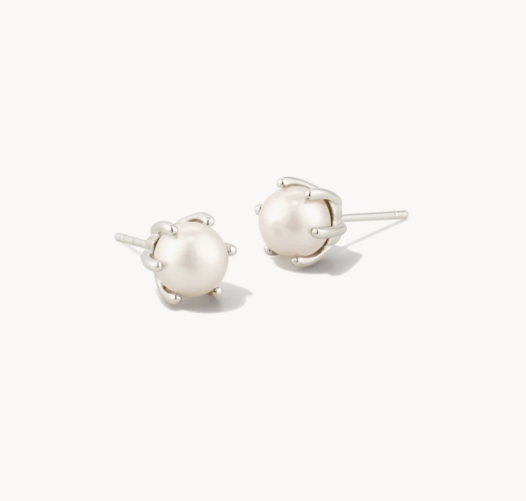 Kendra Scott: Ashton Pearl Stud-Earrings-Kendra Scott-Usher & Co - Women's Boutique Located in Atoka, OK and Durant, OK
