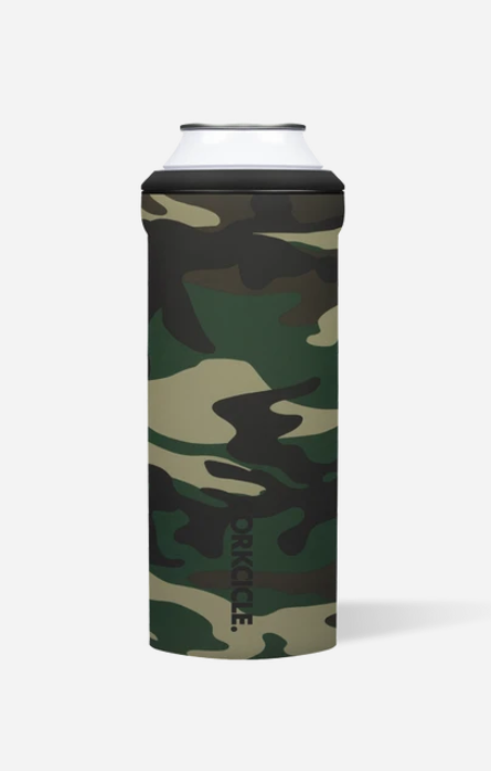Can Cooler Woodland Camo-Tumblers-Corkcicle-Usher & Co - Women's Boutique Located in Atoka, OK and Durant, OK
