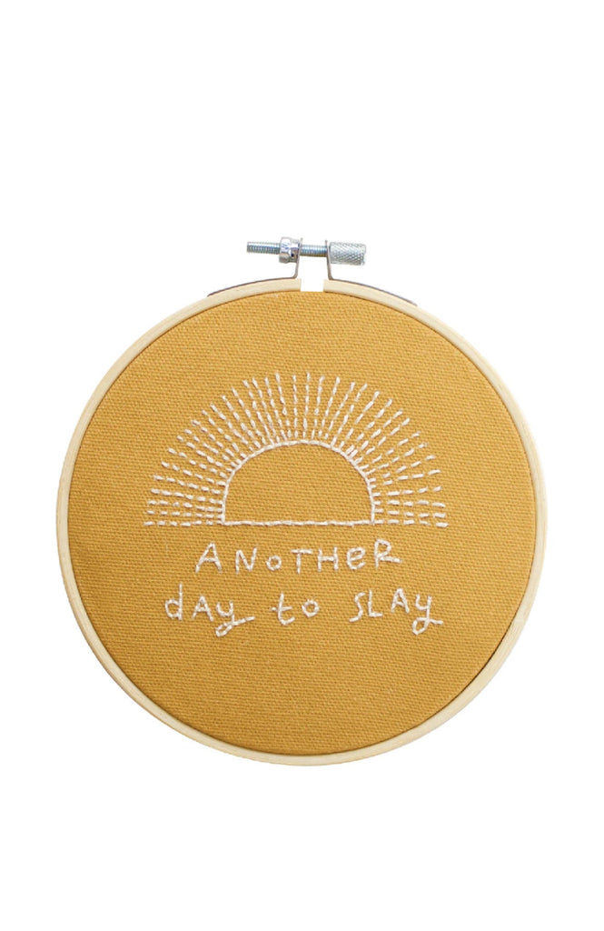 Another Day Embroidery Kit-Embroidery Kits-Cotton Clara-Usher & Co - Women's Boutique Located in Atoka, OK and Durant, OK