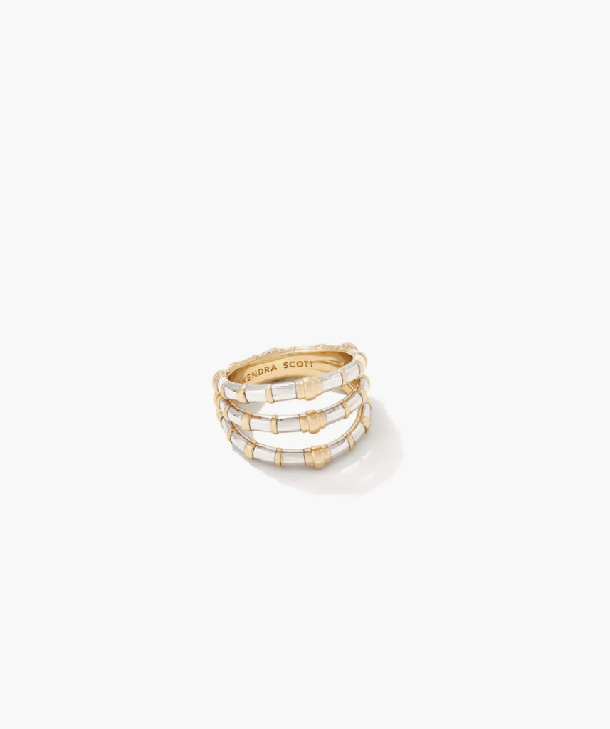 Kendra Scott: Essie Ring Mixed Metal Sz 8-Rings-Kendra Scott-Usher & Co - Women's Boutique Located in Atoka, OK and Durant, OK