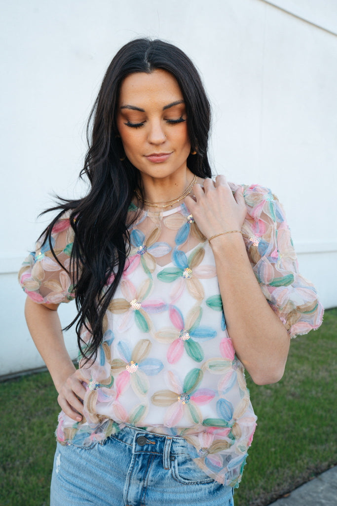 Take Me Away Top-Short Sleeve Tops-Entro-Usher & Co - Women's Boutique Located in Atoka, OK and Durant, OK