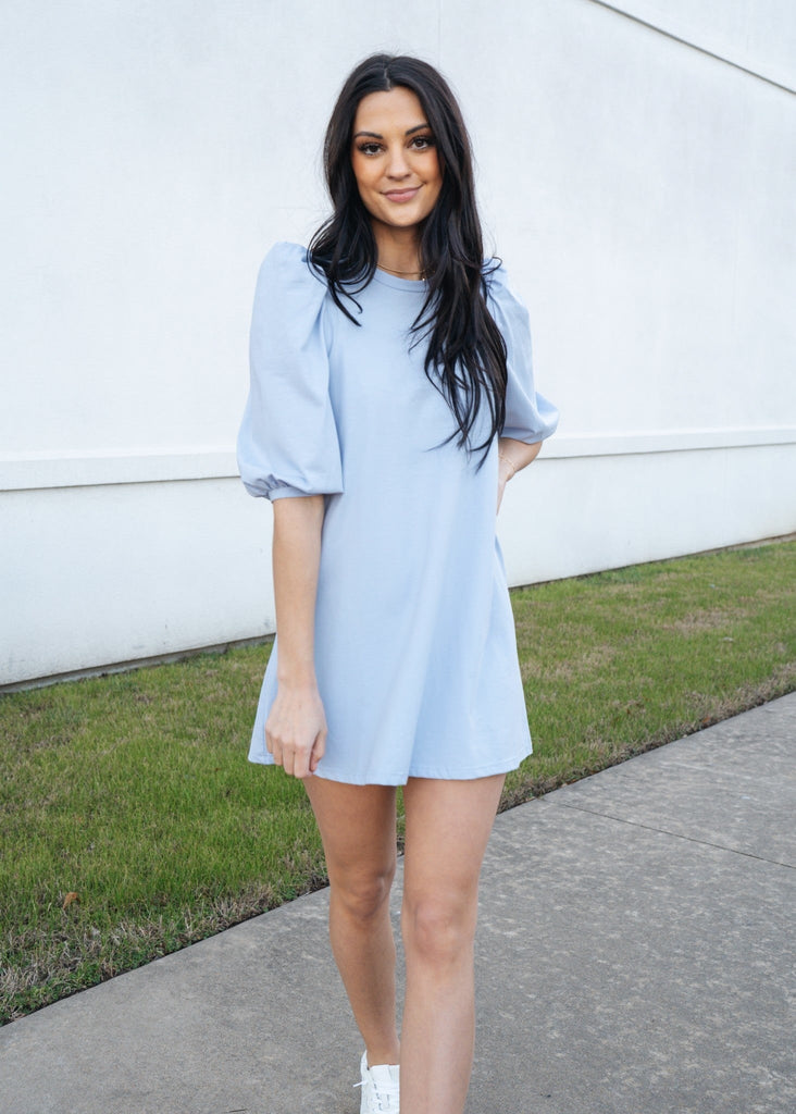 In The Sky Dress-Dresses-TCEC-Usher & Co - Women's Boutique Located in Atoka, OK and Durant, OK