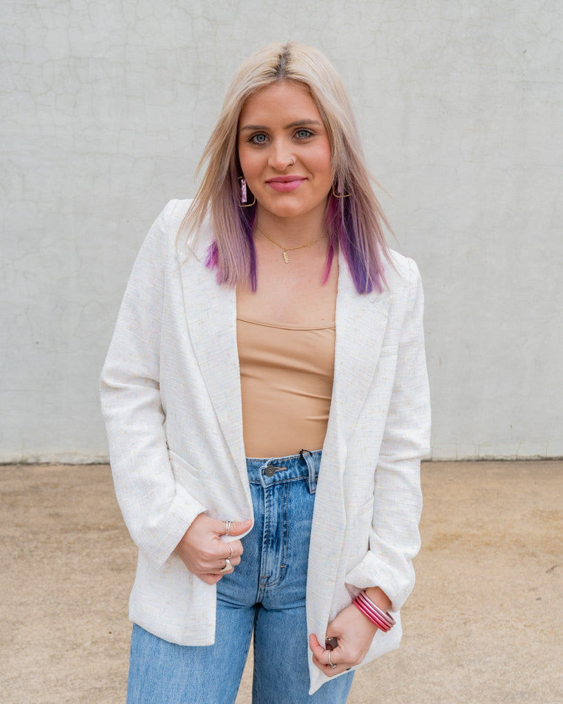 Springtime Blazer-Blazers-TCEC-Usher & Co - Women's Boutique Located in Atoka, OK and Durant, OK