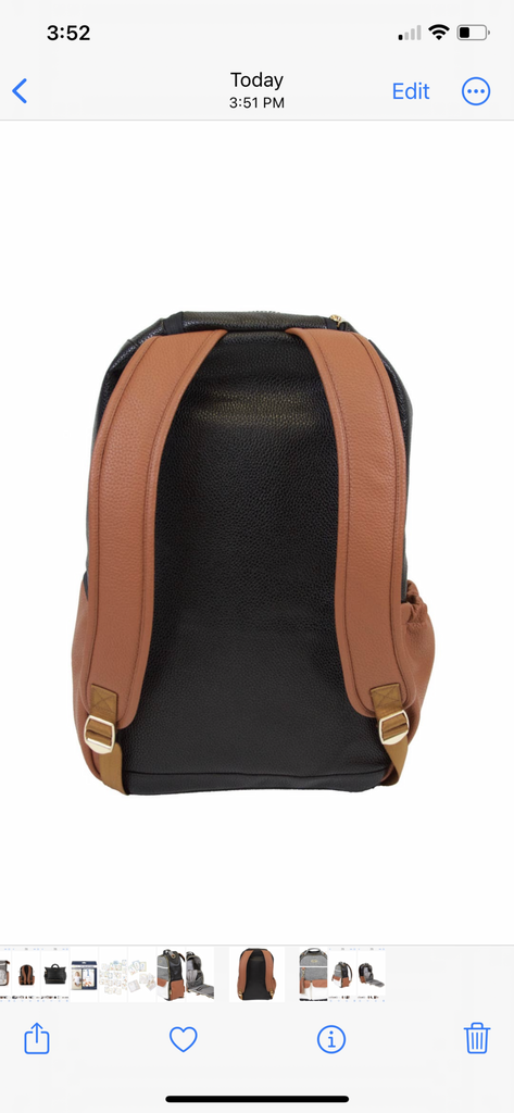 Boss Backpack Diaper Bag Coffee & Cream-Bags & Wallets-Itzy Ritzy-Usher & Co - Women's Boutique Located in Atoka, OK and Durant, OK