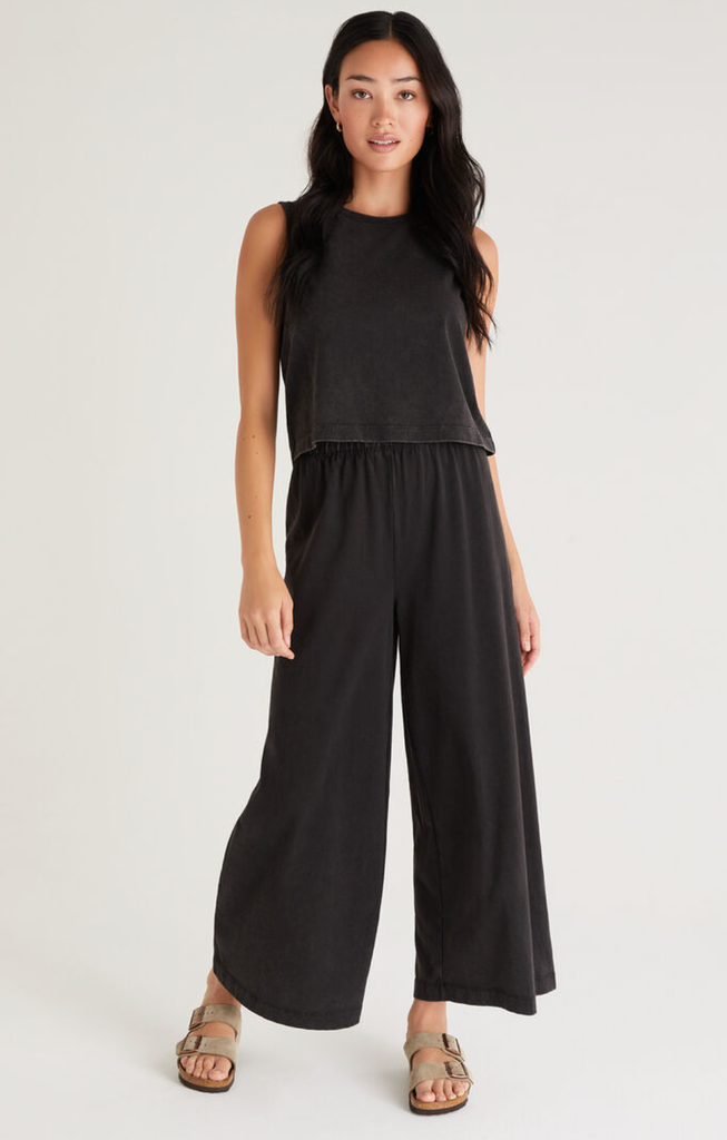 Z Supply: Scout Pant, Black-Pants-Z SUPPLY-Usher & Co - Women's Boutique Located in Atoka, OK and Durant, OK