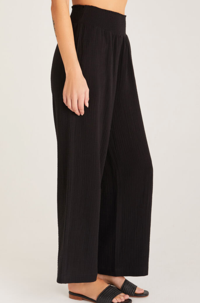 Z Supply: Cassidy Pant, Black-Pants-Z SUPPLY-Usher & Co - Women's Boutique Located in Atoka, OK and Durant, OK