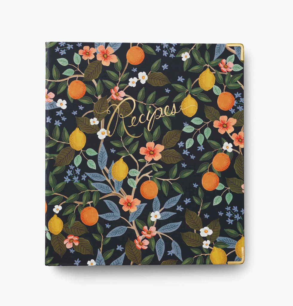 Citrus Grove Recipe Binder-Kitchen-Rifle Paper Co-Usher & Co - Women's Boutique Located in Atoka, OK and Durant, OK